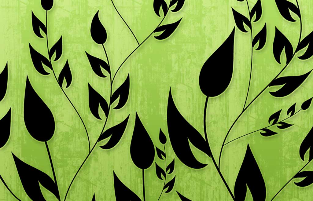 Lime Green Vine Designs