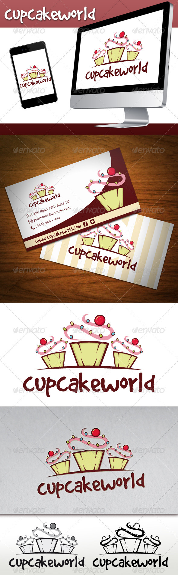 Logo Cupcake Template