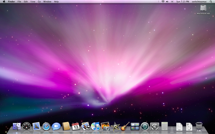 Mac OS X Desktop Icons