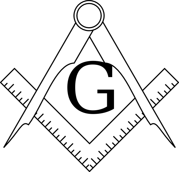 Masonic Square and Compass Clip Art
