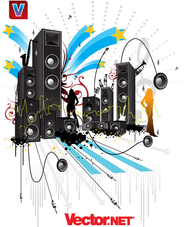 Music Graphic Art Designs