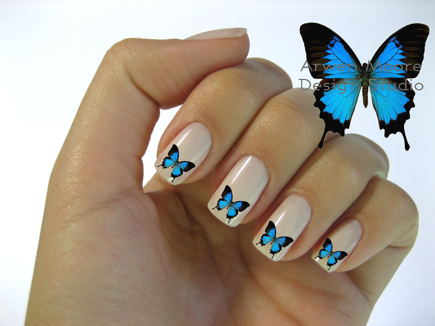 Nail Art Design Butterflies