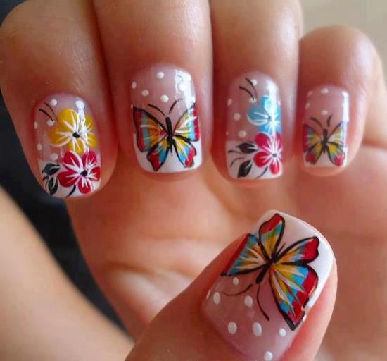 Nail Art Design Butterflies