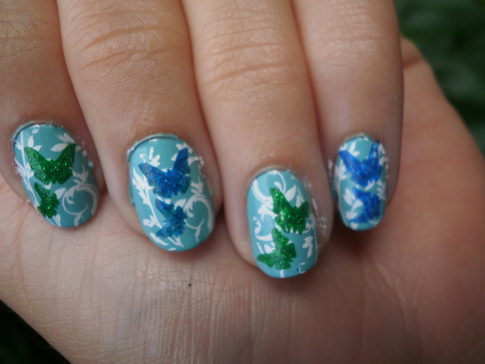 Nail Designs with Butterflies
