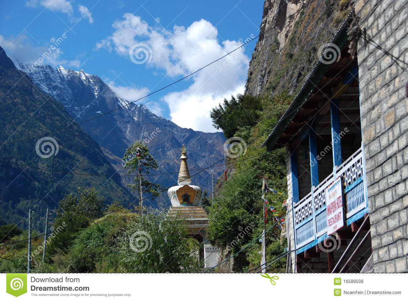 11 Nepali Mountain Stock Photography Images