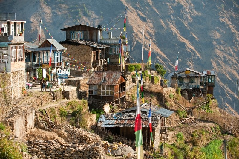 Nepali Mountain Village Nepali Mountain Village