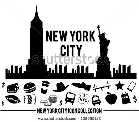 New York City Skyline Vector