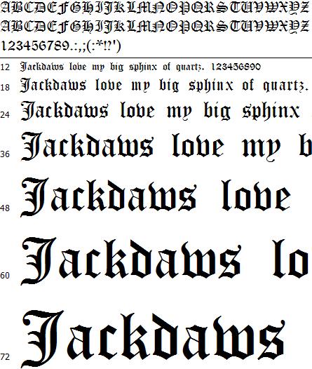 Old English Fonts Free Old English Fonts Free