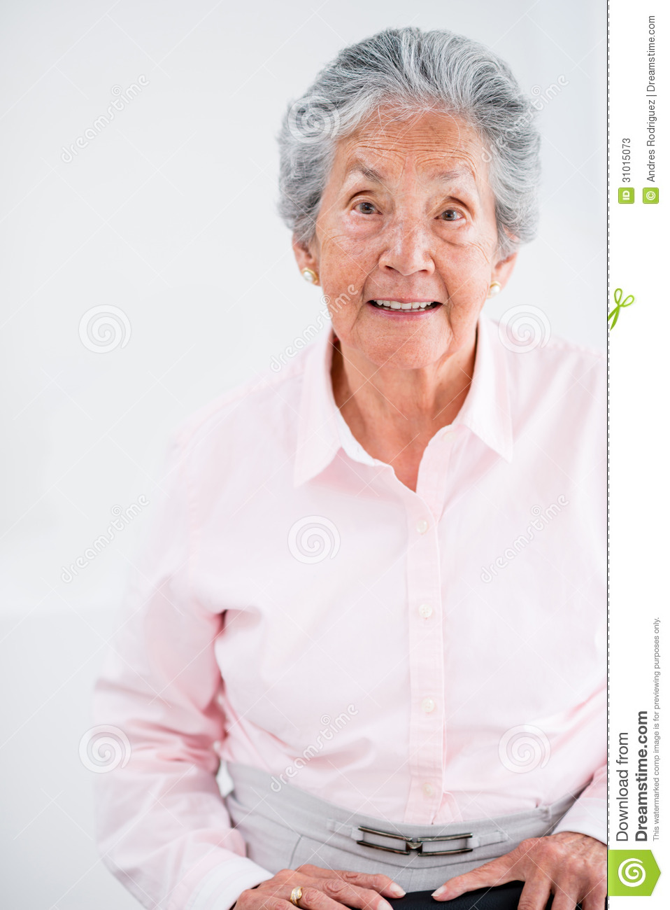 Old Woman Smiling