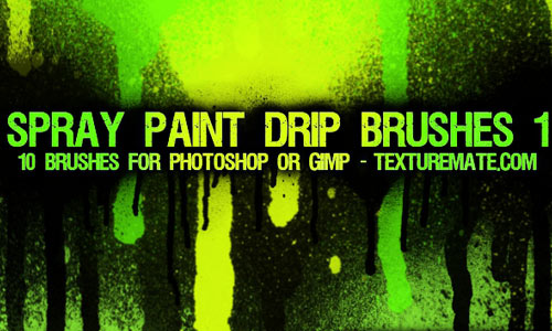 Paint Drip Photoshop Brushes