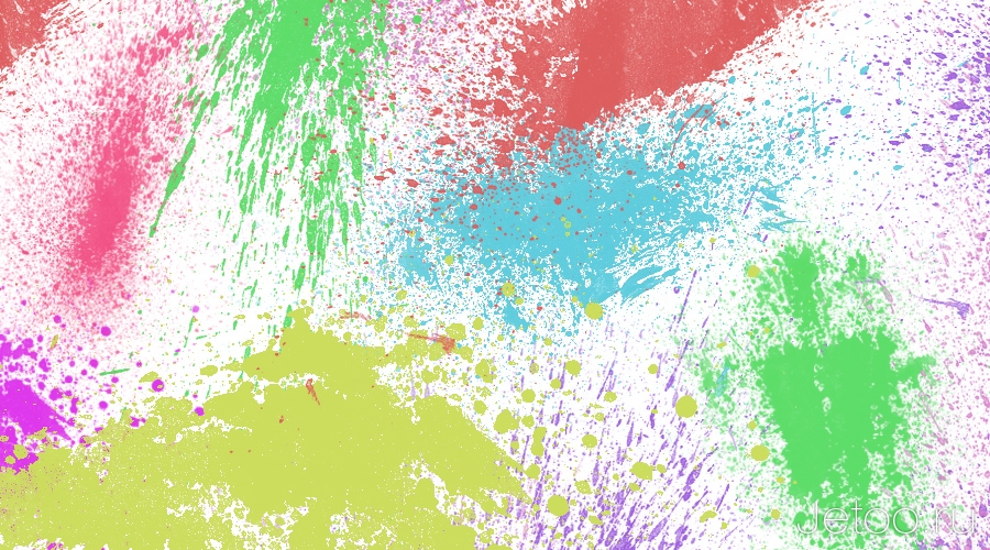 Pastel Paint Splatter Brush Photoshop