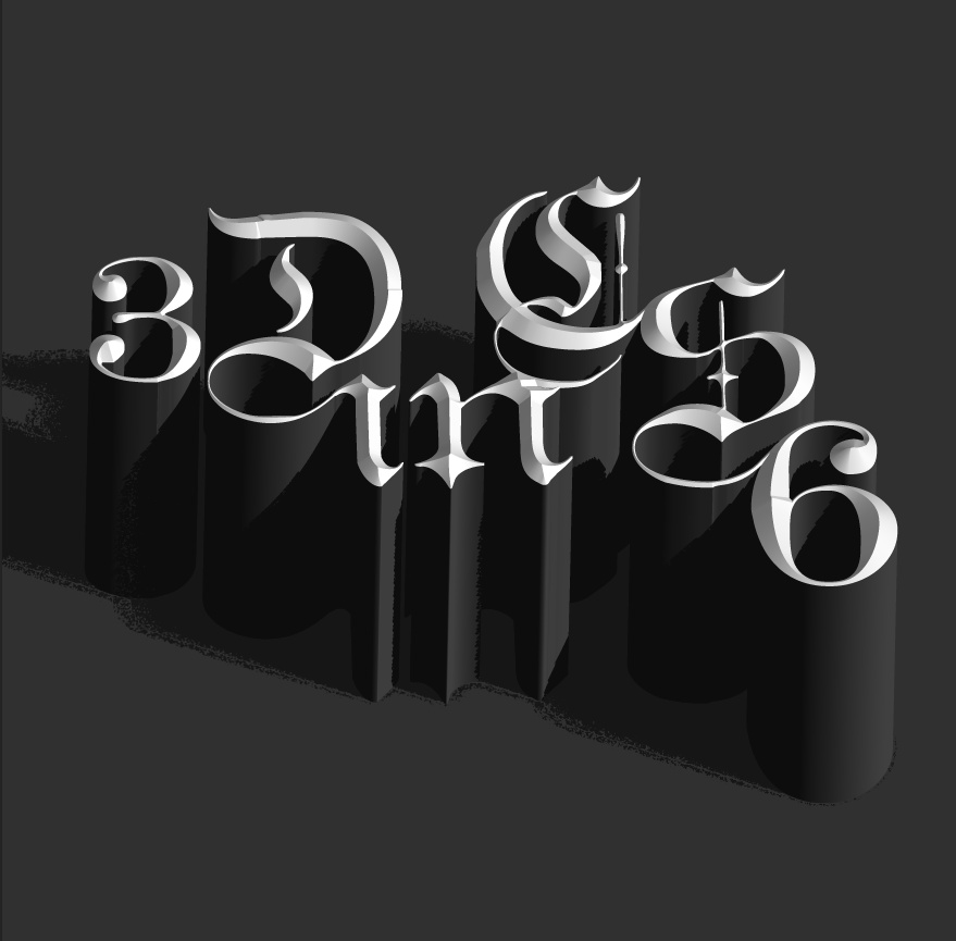 Photoshop CS6 3D Text