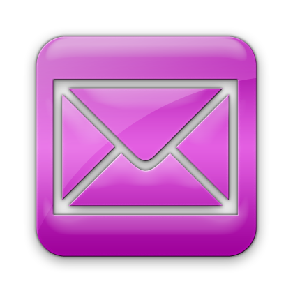 Pink Email Logo Icon
