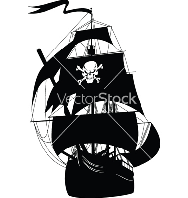 Pirate Ship Vector