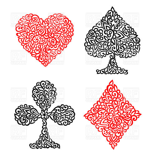 Playing Card Suit Clip Art Free Playing Card Suit Clip Art Free