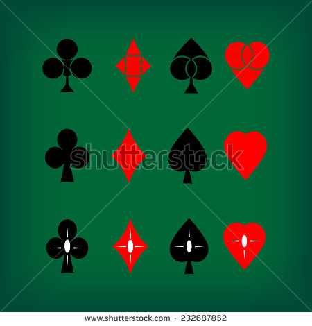 Playing Card Suit Symbols Playing Card Suit Symbols