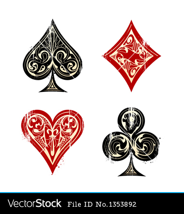 Playing Cards Symbols Vector Playing Cards Symbols Vector