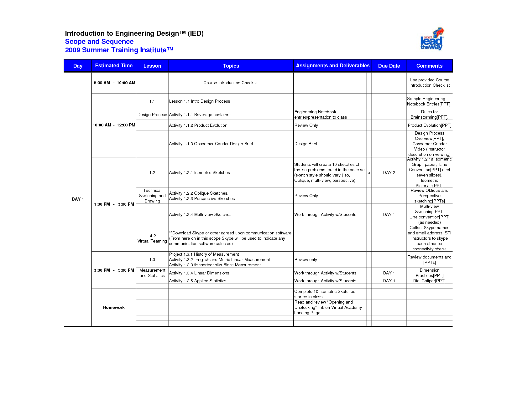 Pltw Activity 3.4 Linear Dimensions Answer Key