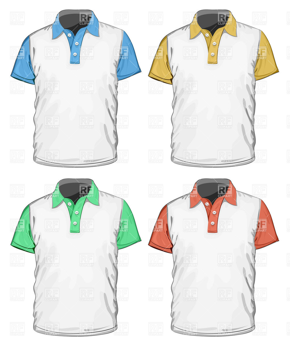 Polo Shirt Template Vector