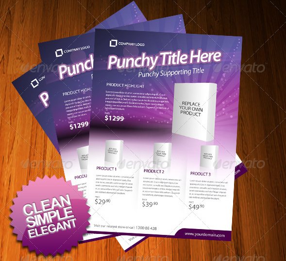 Product Flyer Template Free