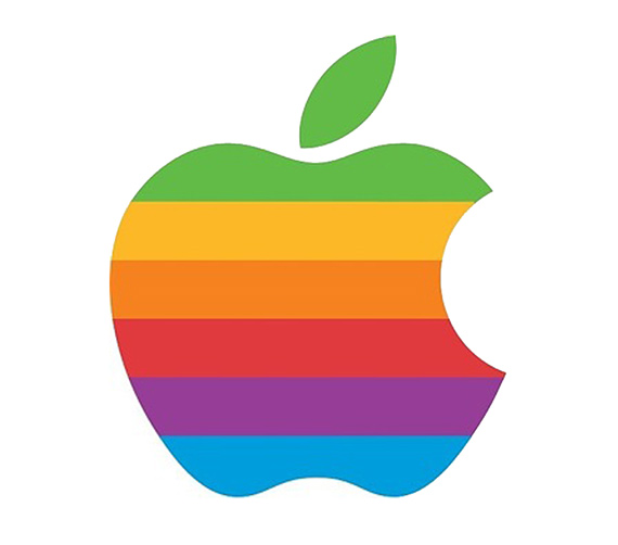 Rainbow Apple Logo