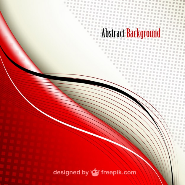 Red Abstract Background Vector Free