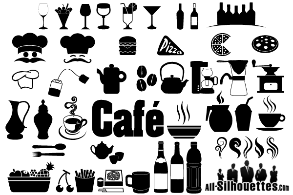 Restaurant Icon Symbols