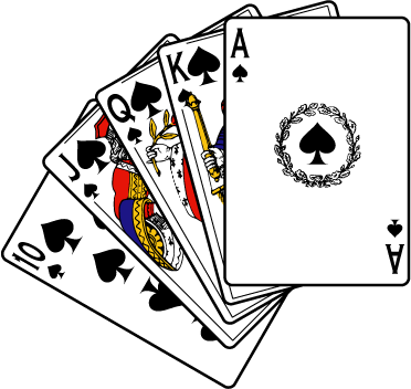 Royal Flush Playing Cards