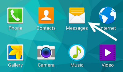 Samsung Galaxy Text Message Icon