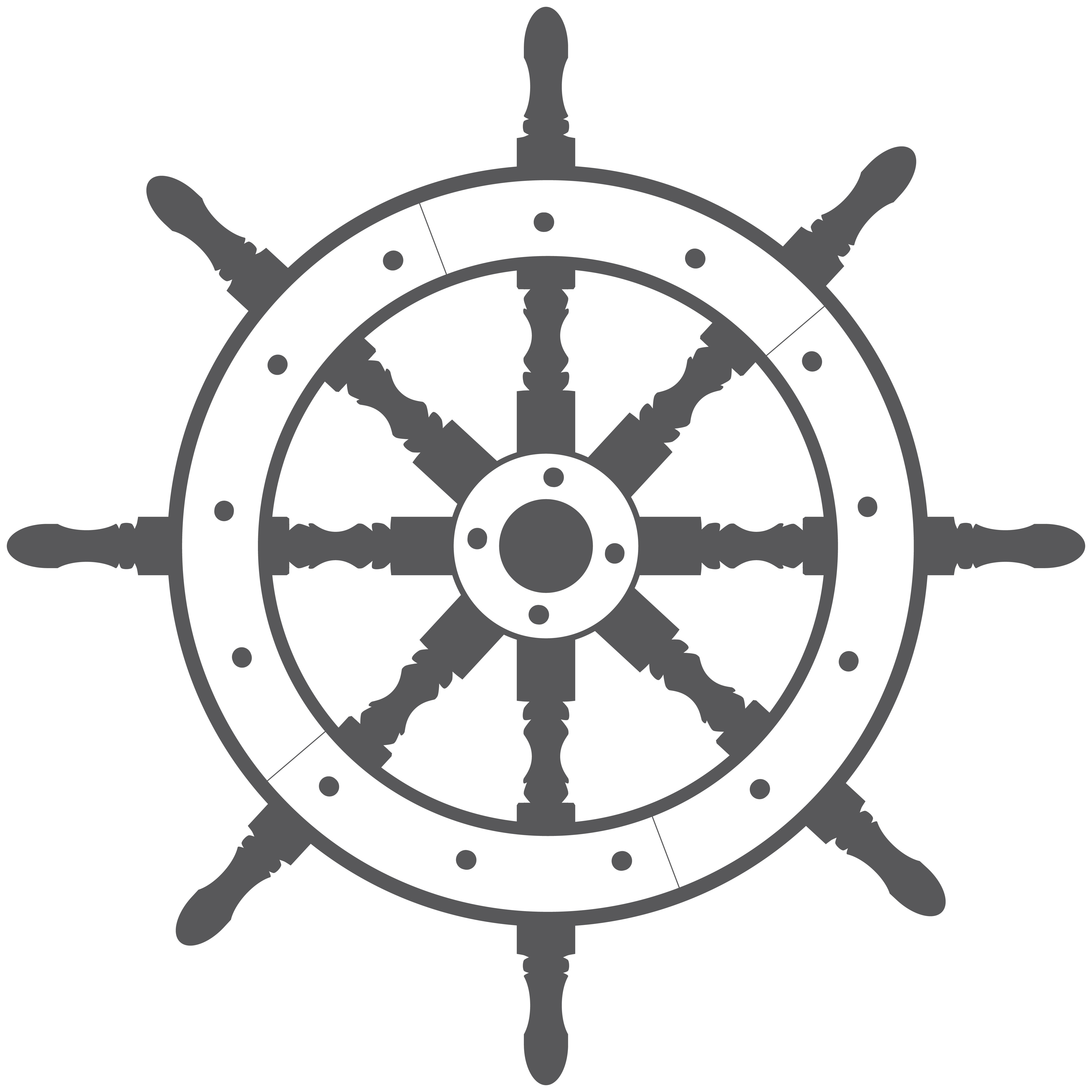 Ships Wheel Vector Art