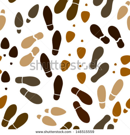 Shoe Print Vector