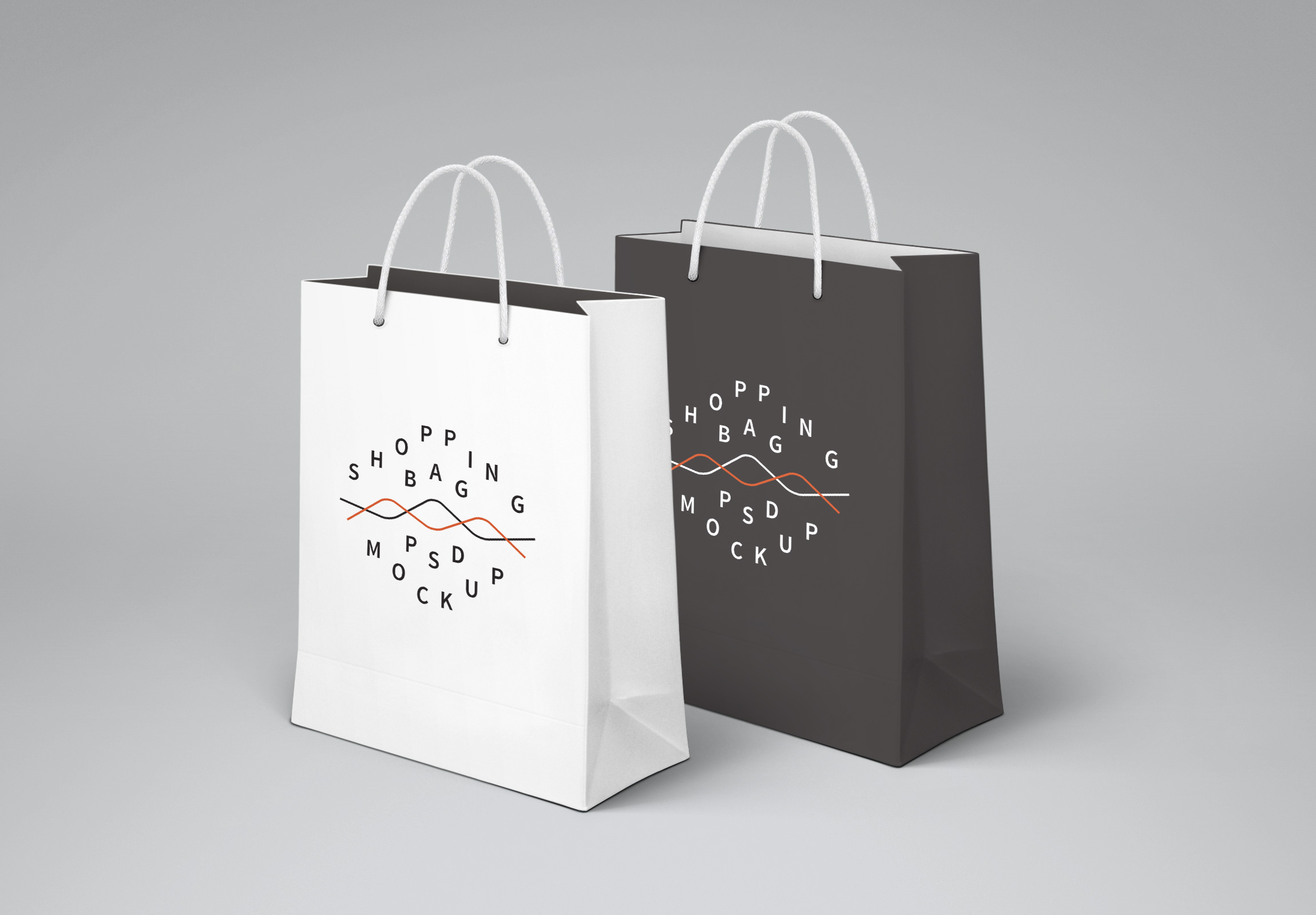 10 Shopping Bag PSD Mockup Images