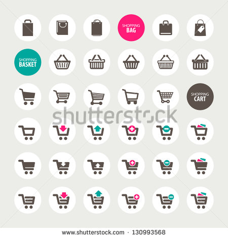 Shopping Cart Icon Set