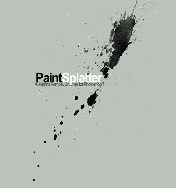 Single Paint Splatter Clip Art