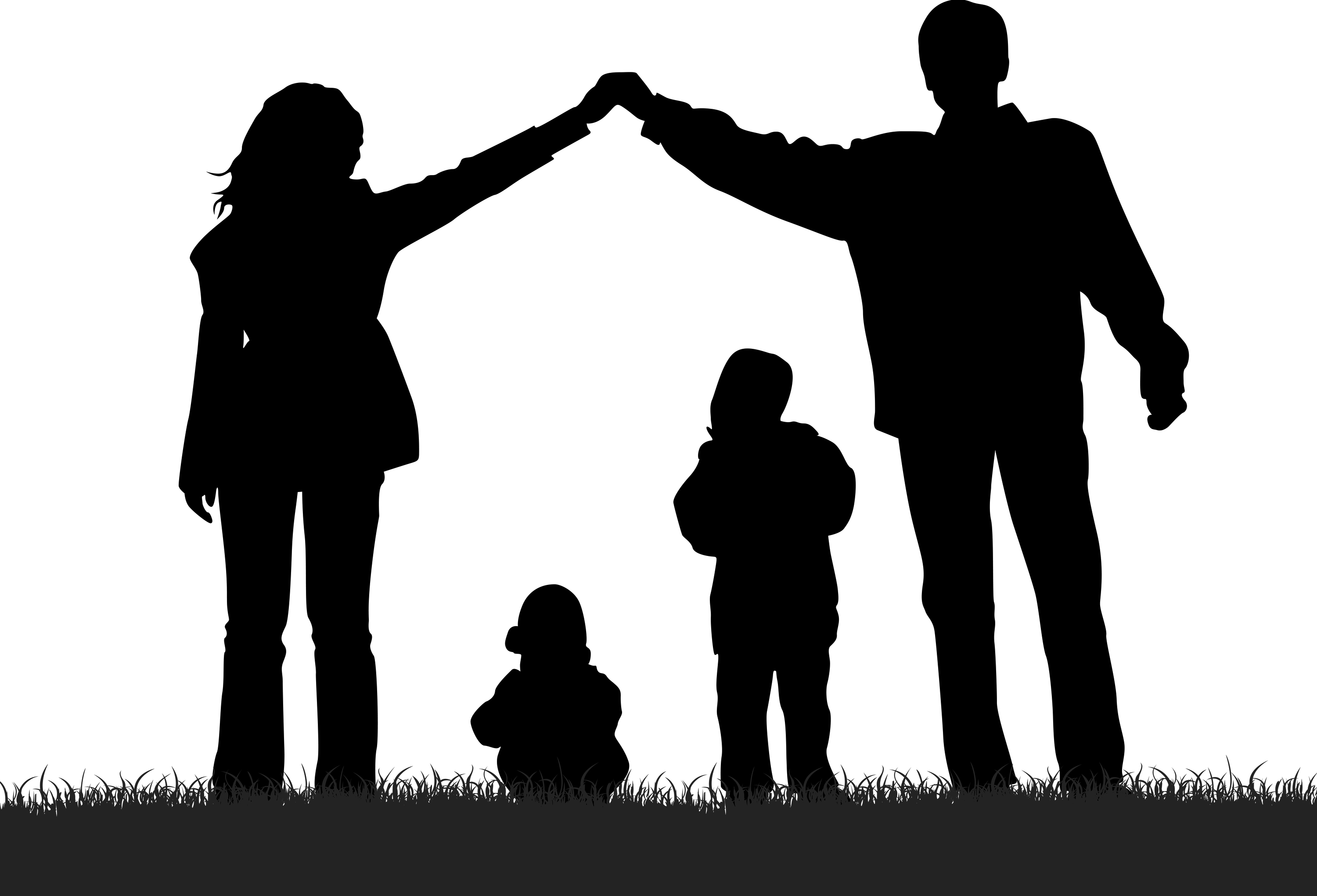 Single Parent Family Silhouette Single Parent Family Silhouette
