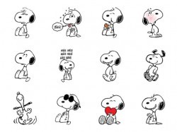 Snoopy Facebook Emoticons