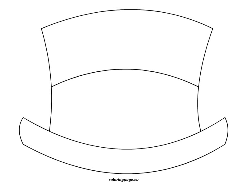 Snowman Hat Coloring Page