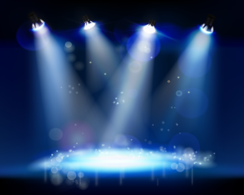 Spotlight Stage Vector Free