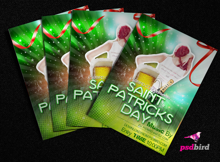 St. Patrick's Day Flyer Template Free