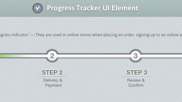 Steps ProgressIndicator Web