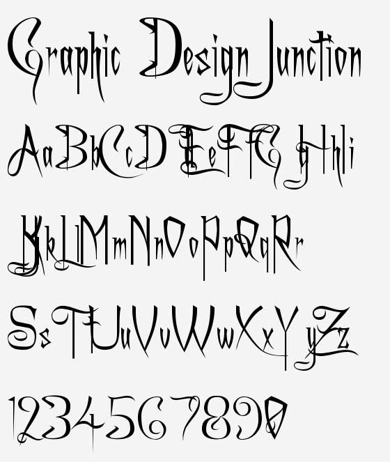 Tattoo Lettering Fonts Free Download