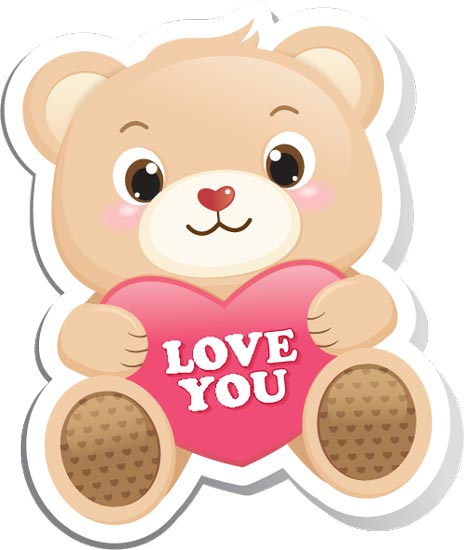 Teddy Bear Love Cartoon