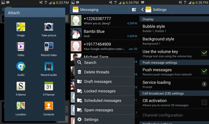 Text Message On Samsung Galaxy S4