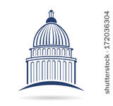 U.S. Capitol Building Vector Clip Art