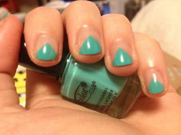 V-shape Nail Art Designs V-shape Nail Art Designs