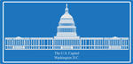 Vector Capitol Building Washington DC