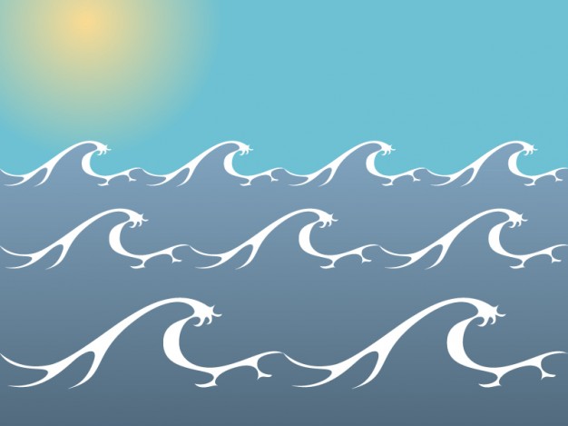 Vector Ocean Wave Clip Art