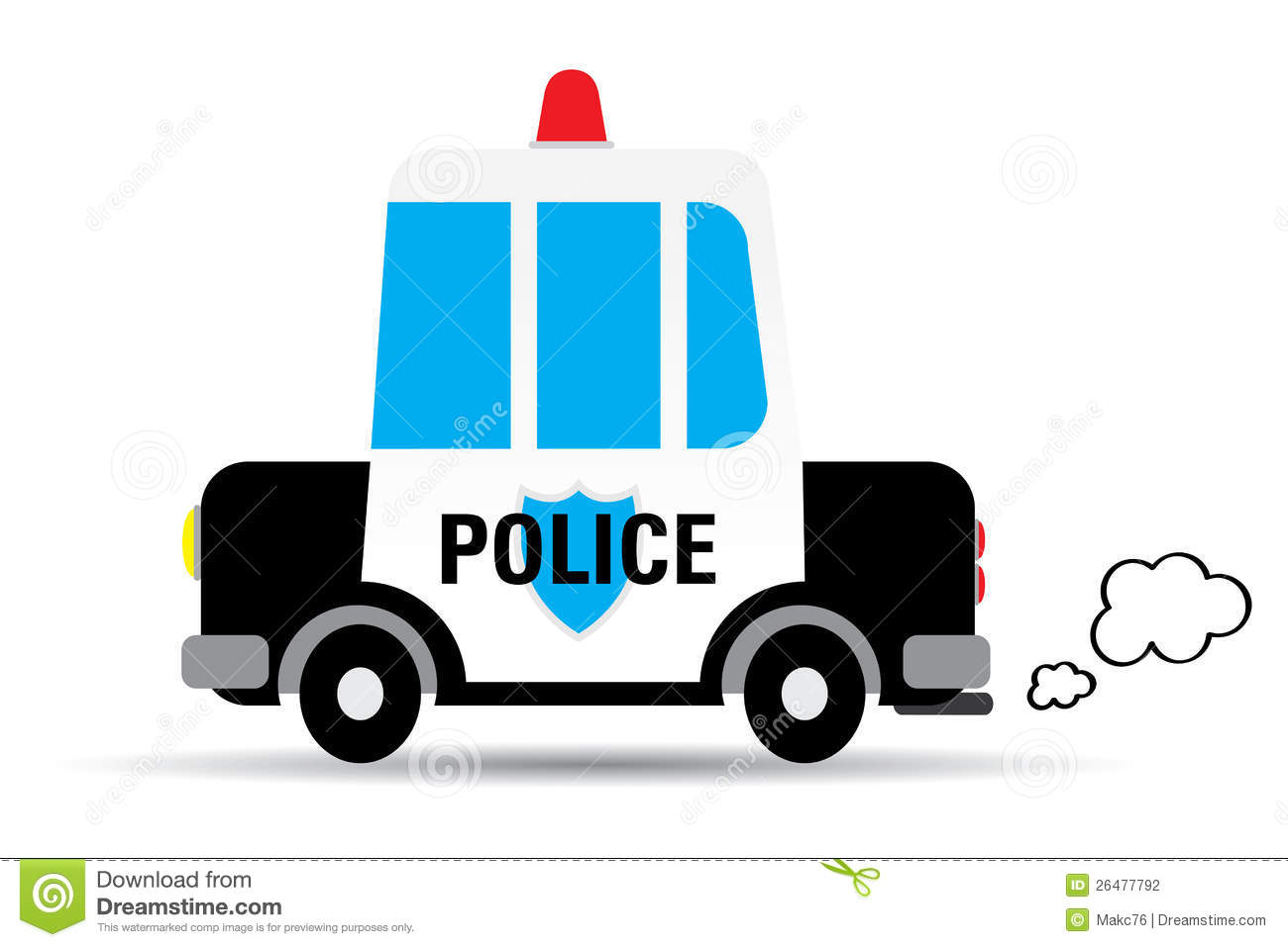 Vector Police Car