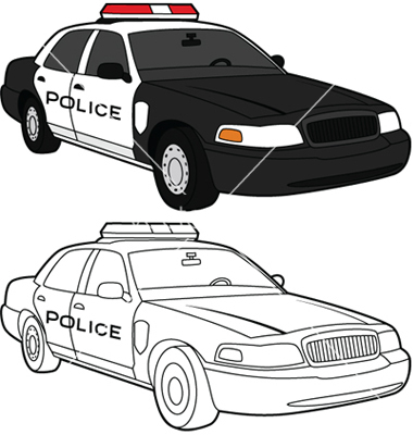 Vector Police Car