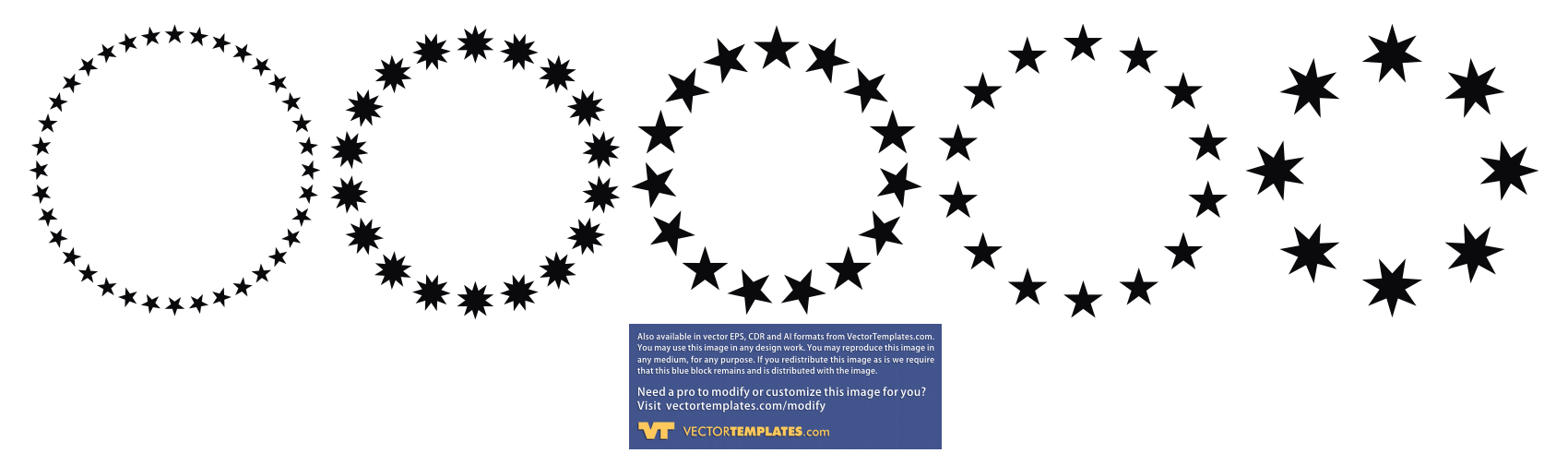 Vectors Circle with Star Logo